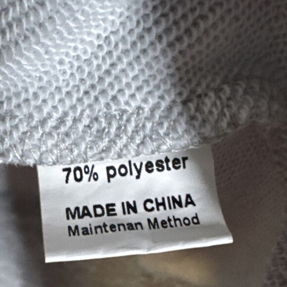 Caracilia Gray V Neck Extra Large Sweatshirt - Picture 3 of 10